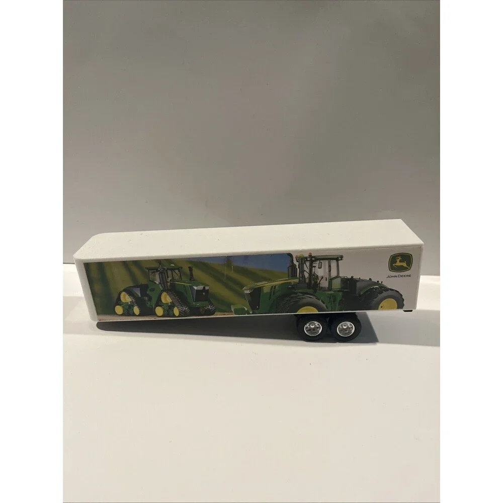 ERTL John Deere Semi Truck W/ Trailer Die Cast Farm And Opening Trailer Doors